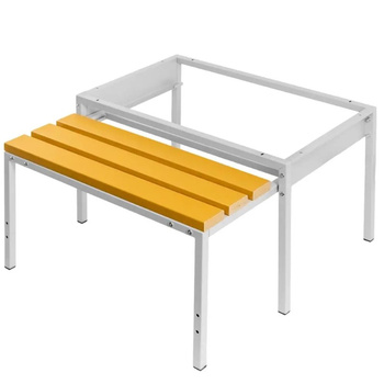 Podstawa z wysuwaną ławeczką WPC pod szafkę BHP 80 Mega-M 80x80x43 cm