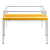 Podstawa z wysuwaną ławeczką WPC pod szafkę BHP Mega-M J-80 S-80 cm G-80 cm H-43 cm skręcana N