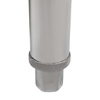 Stół ze stali nierdzewnej centralny z 2-półkami Mega-M X STANDARD S-80 cm G-60 cm H-85 cm N