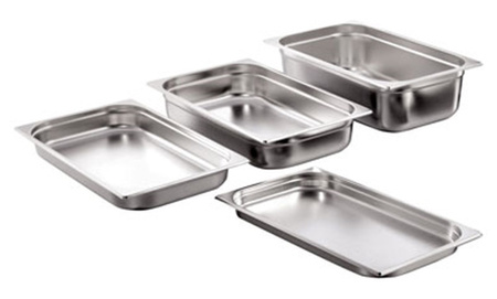 Pojemnik GN 1/2 ze stali nierdzewnej Mega-M 32,5x26,5x6,5 cm