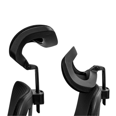 Fotel biurowy obrotowy FURVERO Eclipse BM/A3D/L3D/H2D/S czarny spełnia wymogi BHP