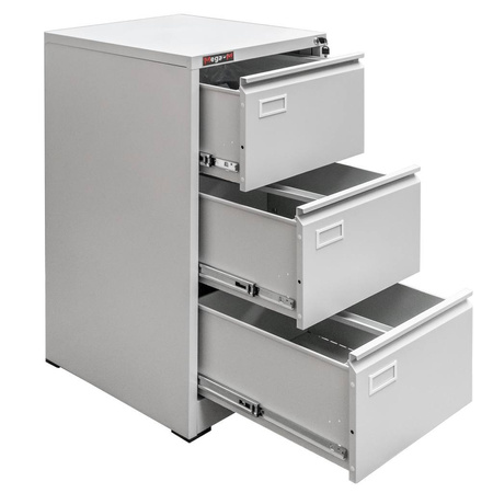 Szafka metalowa na dokumenty Mega-M 3 szuflady kartotekowa