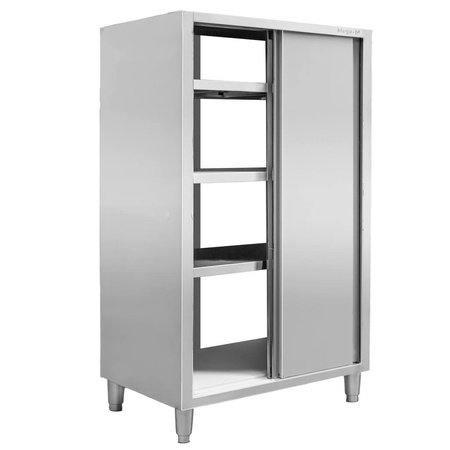 Szafa gastronomiczna przelotowa Mega-M 2-drzwiowa 100x60x180 cm stal nierdzewna