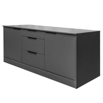 Szafka pod ekspres do kawy mobilna Mega-M H-87 cm L-184 cm G-76 cm antracyt