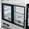 Witryna grzewcza nastawna Mega-M ELSA MINI  S66H S-66 cm G-53 cm H-69 cm inox N