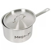 Rondel z pokrywką ze stali nierdzewnej Mega-M 3,8L 20x12 cm