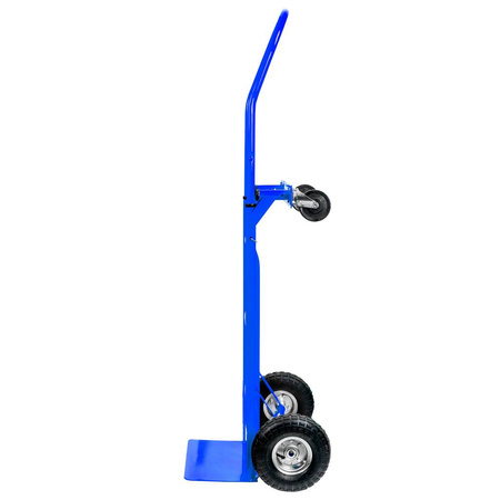 Rozkładany wózek transportowy 2w1 magazynowy młynarka taczkowy Mega-M 250kg niebieski