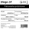 Pakowarka próżniowa 1-komorowa Mega-M 40/1cm 750 W zgrzewarka próżniowa
