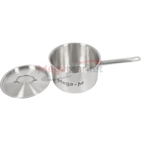 Rondel z pokrywką ze stali nierdzewnej Mega-M 3,8L 20x12 cm