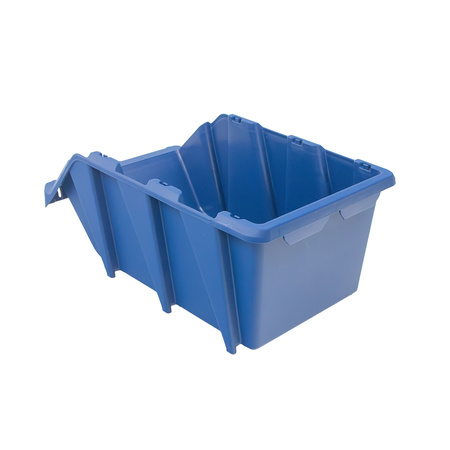 Pojemnik magazynowy kuweta warsztatowa Mega-M 22x35,5x15 cm plastikowy niebieski L