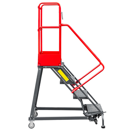 Drabina magazynowa przejezdna Mega-M H-102 cm 4 stopnie N
