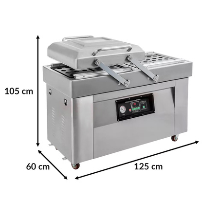 Pakowarka próżniowa 2-komorowa Mega-M 50/1 cm 2200 W zgrzewarka próżniowa