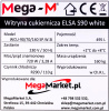 Witryna cukiernicza Mega-M ELSA S90 white